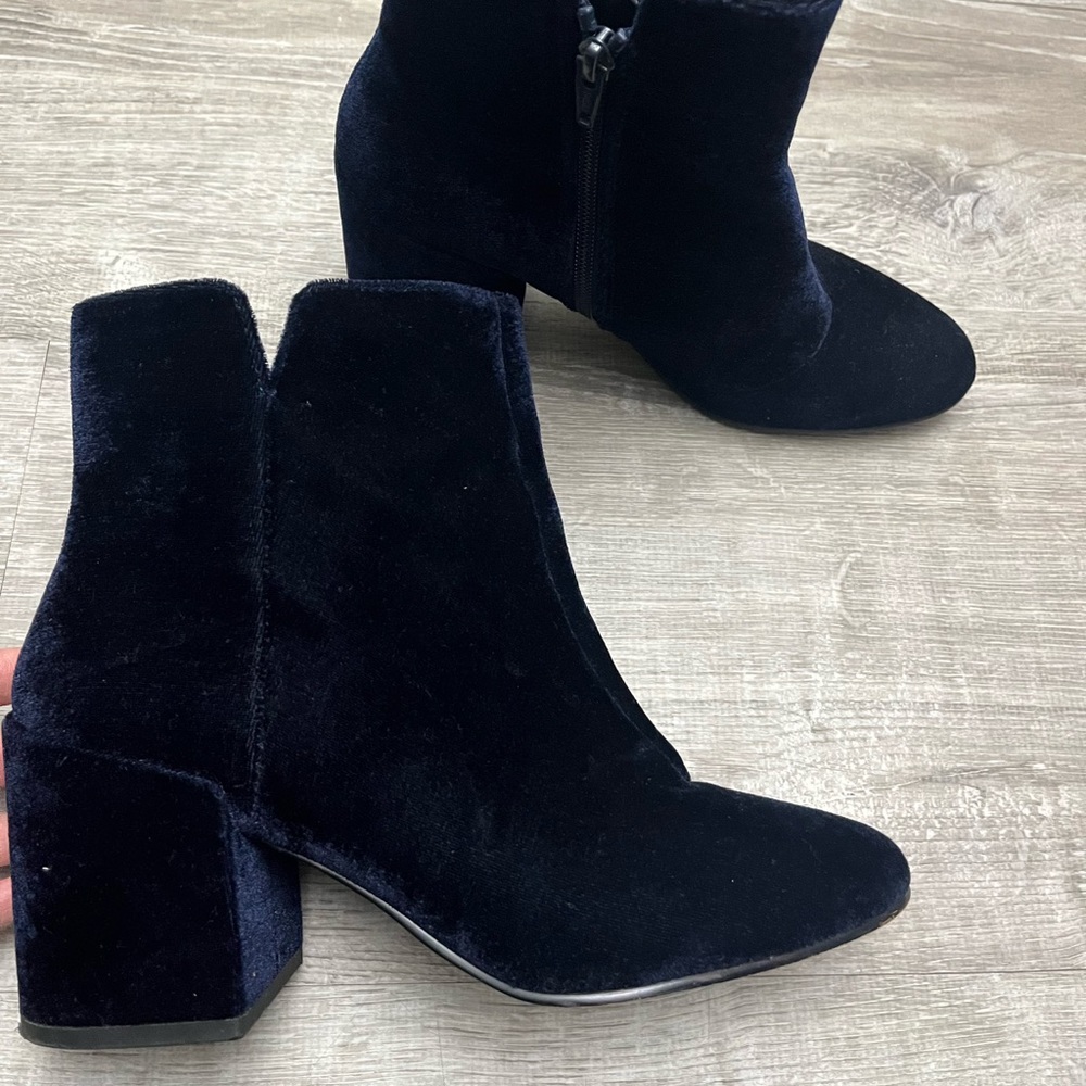 Aldo Navy Suede Booties